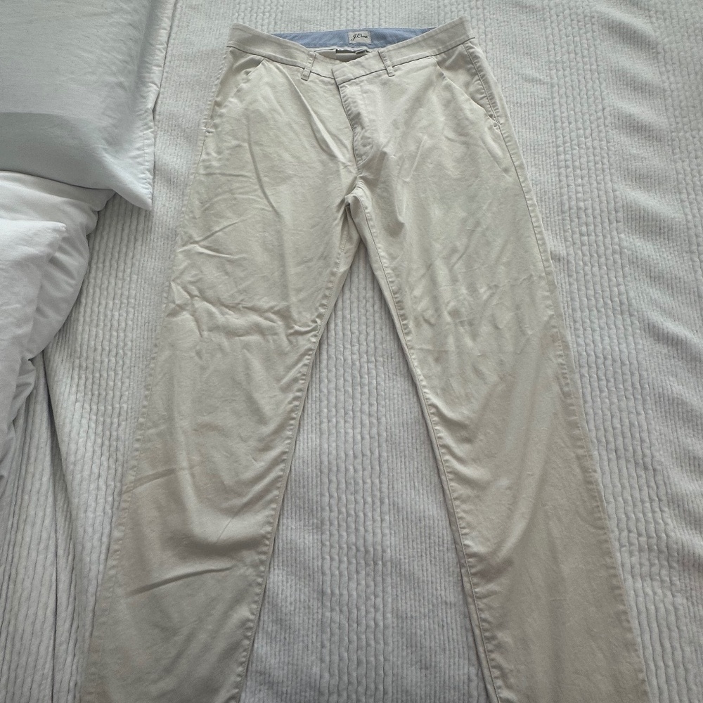 JCREW slim boyfriend chino pants